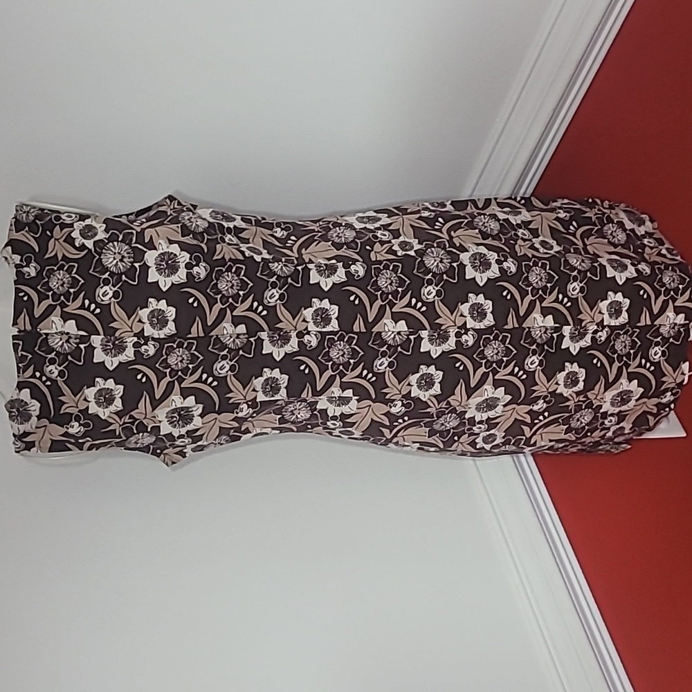 Disney Store Mickey Minnie Floral Maxi Dress Size Small VINTAGE Y2k 90s - Picture 4 of 5